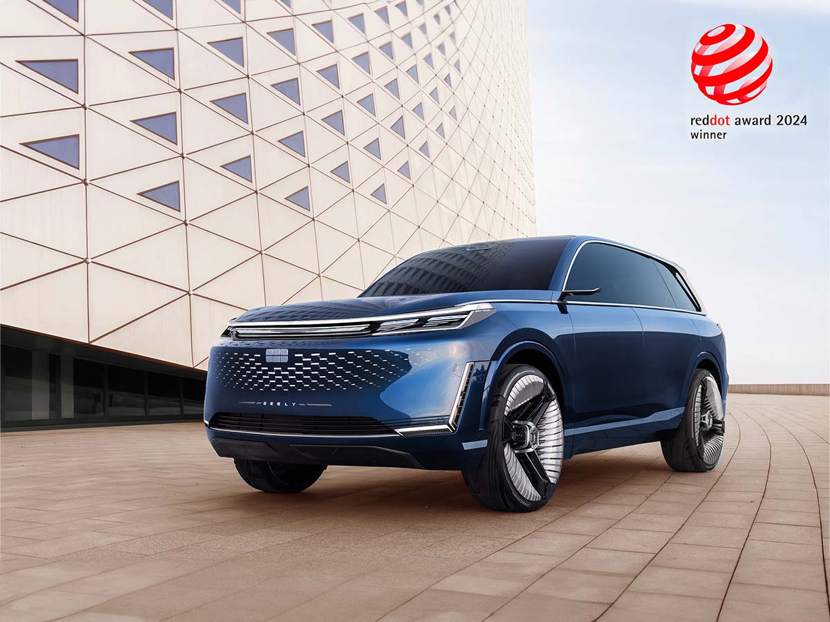 Geelyjev koncept Yinhe Starship s nagradom Red Dot za dizajn